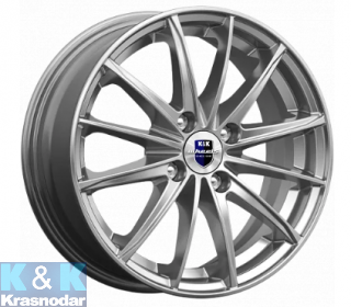 Колесный диск K&K Пойнт Бланк (КС884) 6x15/4x100 ET45 D67.1 дарк платинум