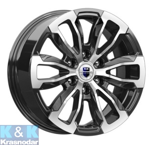 Колесный диск K&K Меконг (КС959) 7.5x18/6x139.7 ET36 D100.1  алмаз черный