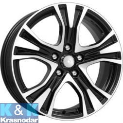 Колесный диск K&K КС673 (ZV17_Jetta) 7x17/5x112 ET54 D57.1 алмаз черный