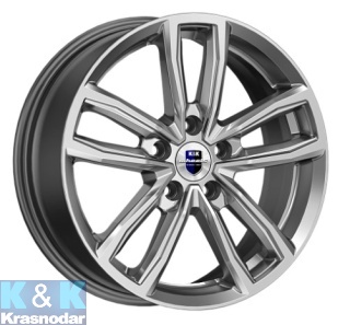 Колесный диск K&K Каланг (КС1086) 6.5x17/5x114.3 ET45 D67.1 дарк платинум