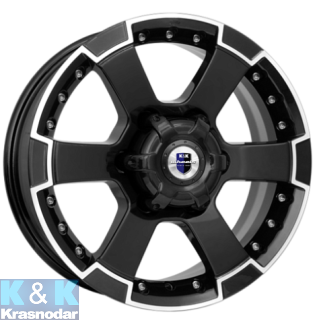 Колесный диск K&K M56 (КС593) 7x16/6x139.7 ET30 D106.1 алмаз черный