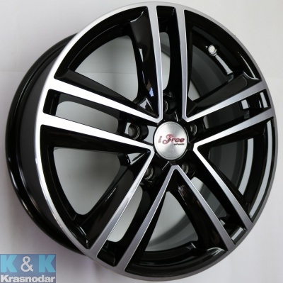 Колесный диск iFree Катар (КС885) 6.5x16/5x114.3 ET50 D67.1 Блэк Джек