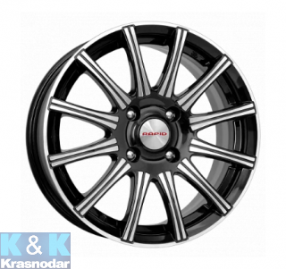 Колесный диск K&K Сиеста (КС477) 5x13/4x100 ET35 D67.1 алмаз черный